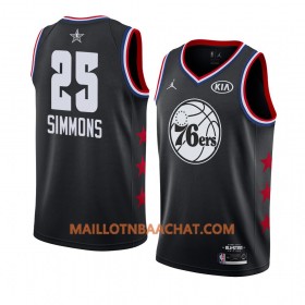 Maillot NBA Philadelphia 76ers Ben Simmons 25 2019 All-Star Jordan Brand Noir Swingman - Homme